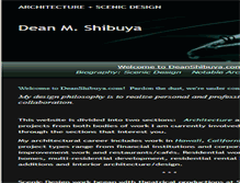 Tablet Screenshot of deanshibuya.com